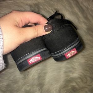 All Black “Authentic Lo Pro” Womens Vans